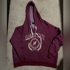 Women’s Florida State University Seminoles Cropped Hoodie size medium
